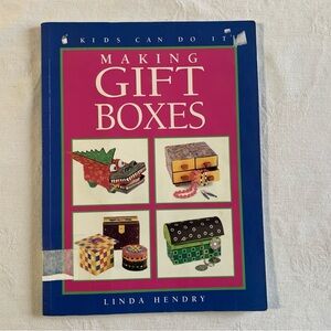 Making Gift Boxes book Kids Can Do It Vintage Illustrated Box Instructions